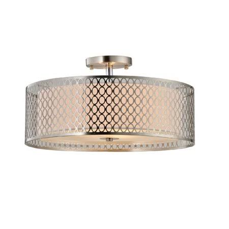 3-Light LED Semi Flush Mount T868416