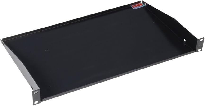 Rack Mountable Accessory Shelf 1U Size 10" Deep Pack of 2 Q38824