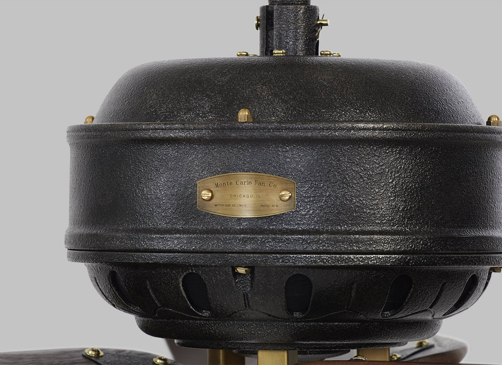 Antique Iron Ceiling Fan with Remote X72969