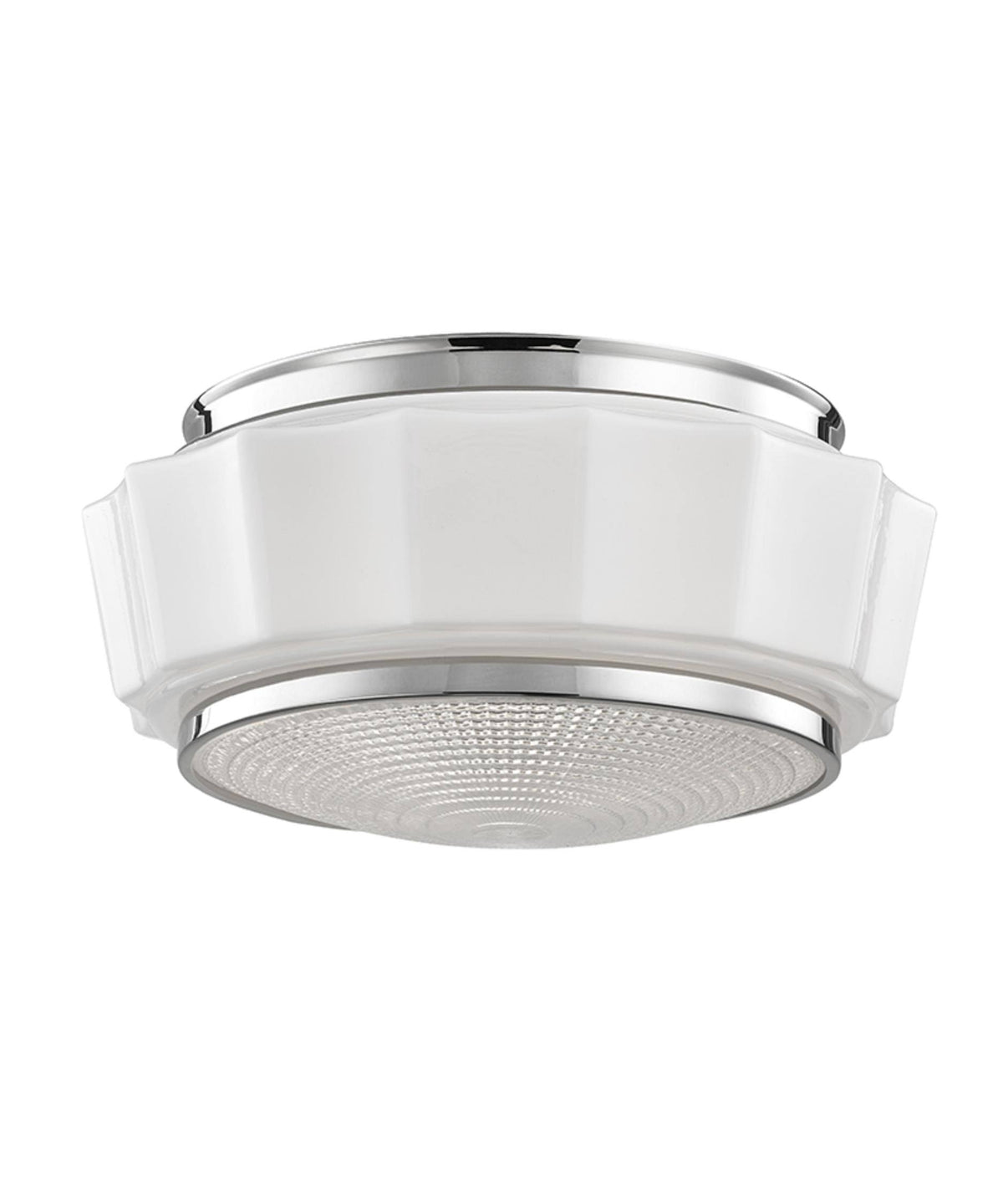Polished Nickel 2 Light Flush Mount A837