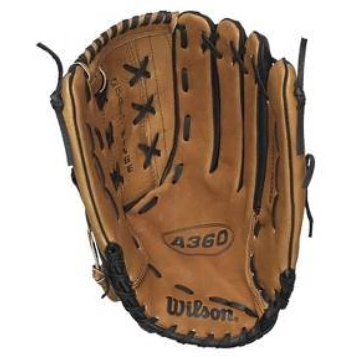 Brown/Black 14" Right-Handed Thrower Softball Glove A964991