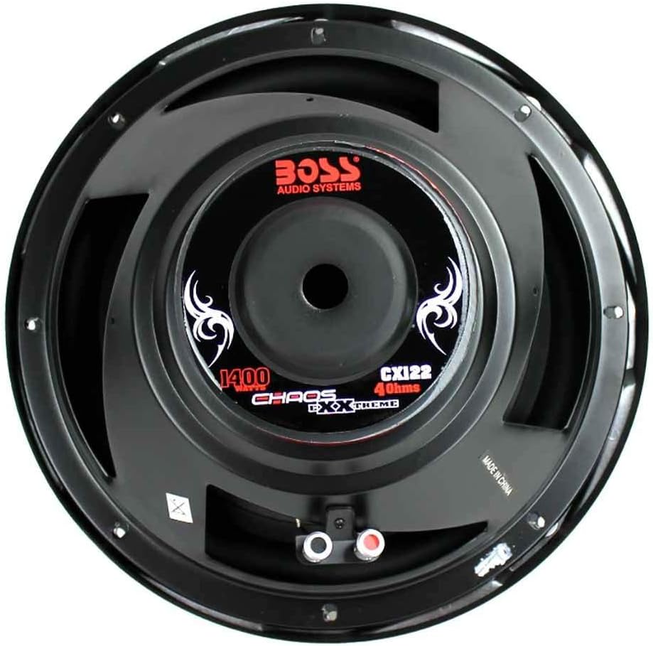 12 1400W Car Audio Subwoofer & 1500W Mono Amplifier with 8 Gauge Wiring Kit & Single 12 Vented Subwoofer Enclosure Box S87434
