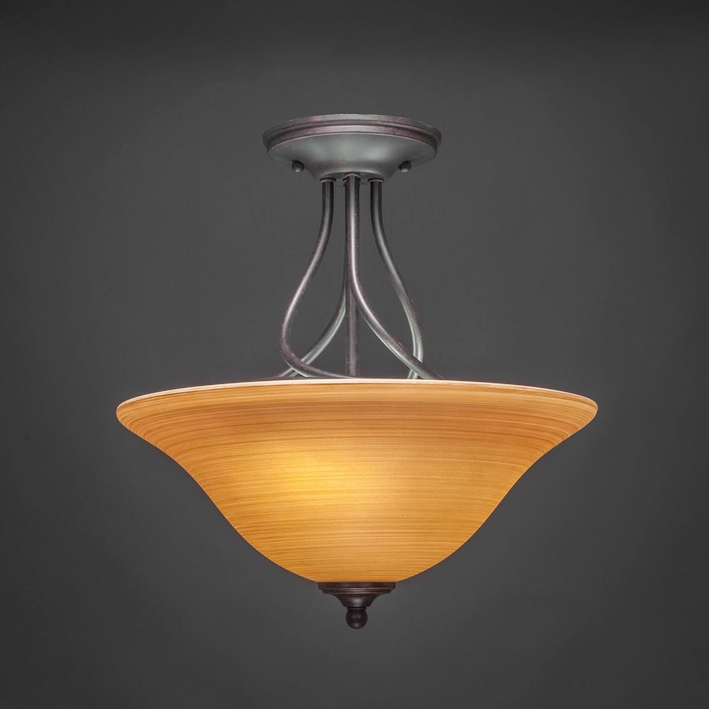 Three Light Semi-Flush Mount Y1229