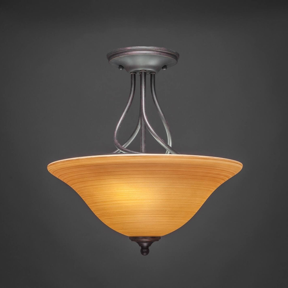 Three Light Semi-Flush Mount Y1229