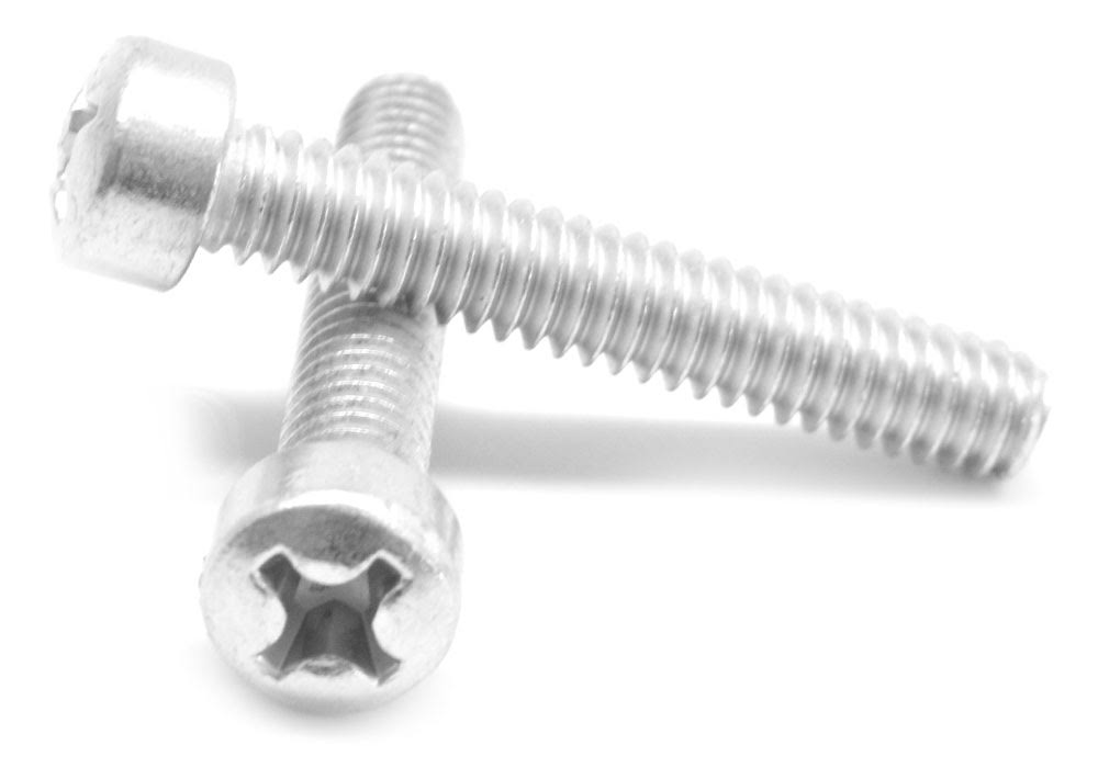 1/4-20 x 3/4 Coarse Thread Machine Screw Phillips Fillister Head Low Carbon Steel Zinc Plated Z339