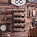12 Bottle Solid Wood Bottle Rack in Brown D209860