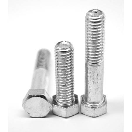1 inch-8 x 2 3/4 inch Coarse Thread Grade 5 Hex Cap Screw Medium Carbon Steel Zinc Plated Pk 40 Q843