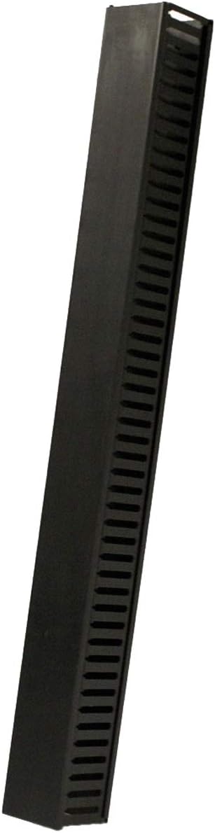 1 Channel Steel Vertical Duct Cable Manager 68 Inches Y82280