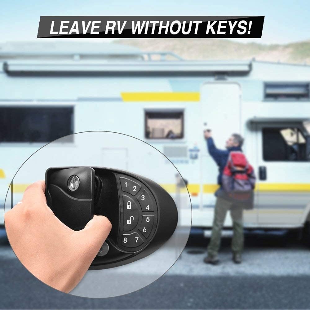 Keyless Entry Door Lock Deadbolt for Camper RV Trailer L319073