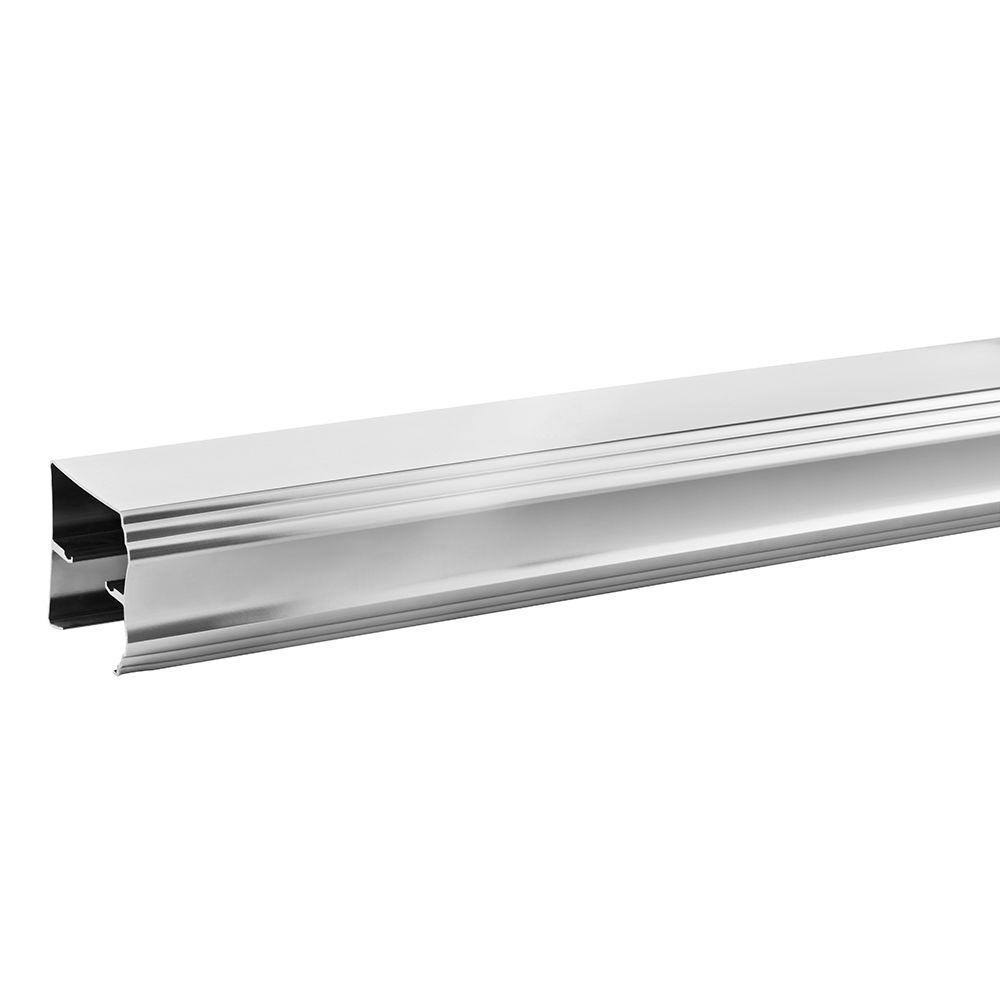 Semi-Frameless Sliding Bathtub Door in Chrome with Clear Glass B207020