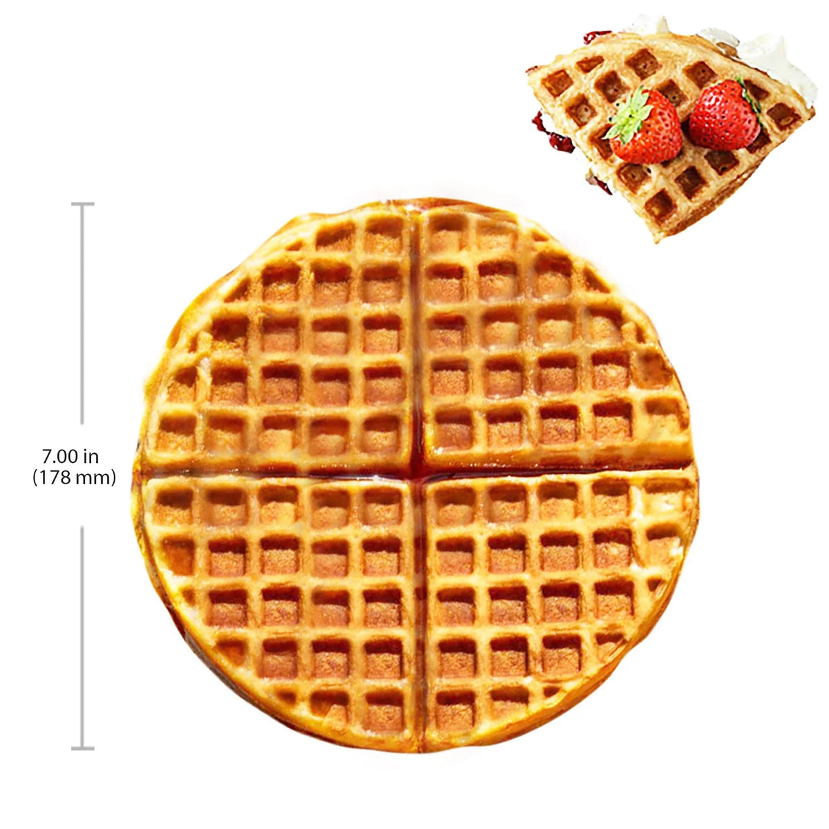 Round-Shape Thin Waffle Maker M58500