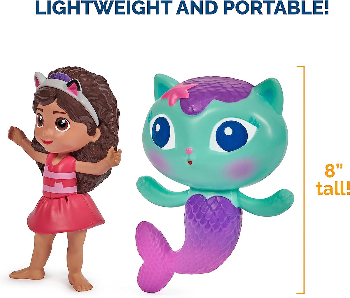 Gabby & Mercat 2-Pack Swimming Pool Toys for Kids Aged 3 & Up C550431